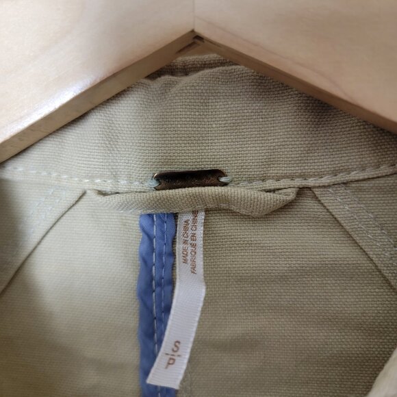 Free People Tan Bomber Military Jacket Size Small - Picture 4 of 4